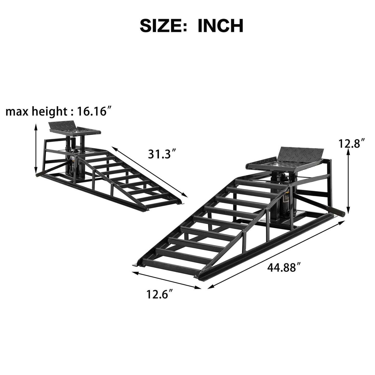 Suxidi - 5 Ton Auto Car Truck Service Ramps Lifts, Hydraulic Automotive Lift