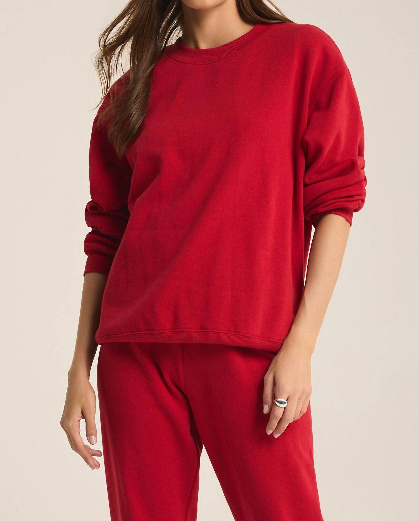 Z Supply - Boyfriend Crew Neck Long Sleeve Sweatshirt