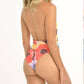 Steffany Milano - Floral Triquini with Belt