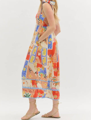 Entro - Seaside Scallop Dress