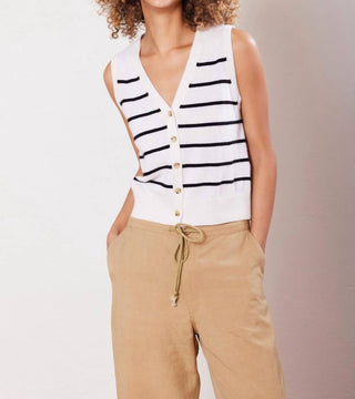 Not Monday - Cate Cashmere Button Down Vest