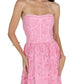 Akalia - Amelia Lace Bustier Midi Dress