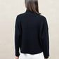 27 Miles Malibu - Marullo Stitch Cashmere Mock Neck Sweater