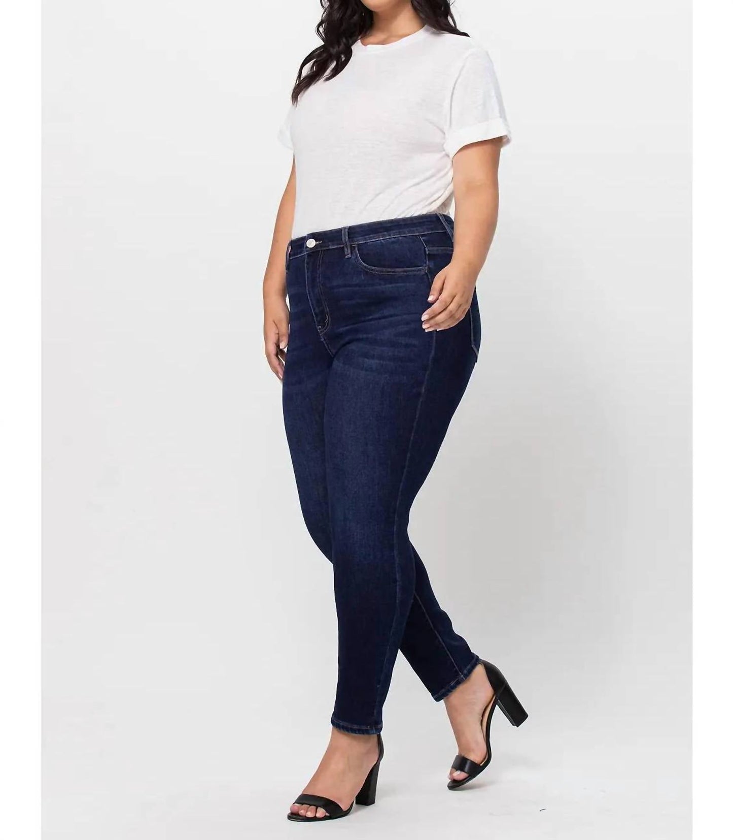 Vervet By Flying Monkey - Curvy High Rise Skinny Jeans
