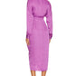 Steve Madden - SATIN TIE WAIST MIDI DRESS