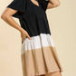 Umgee - Dip Dye Color Block Dress