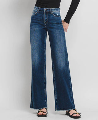 Flying Monkey - Vervet High Rise Wide Leg Jeans