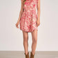 Elan - Ruffle Sleeves Mini Dress
