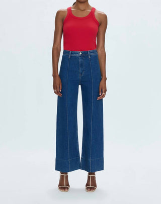 Pistola - Penny Pintuck Ankle Wide Leg Jeans