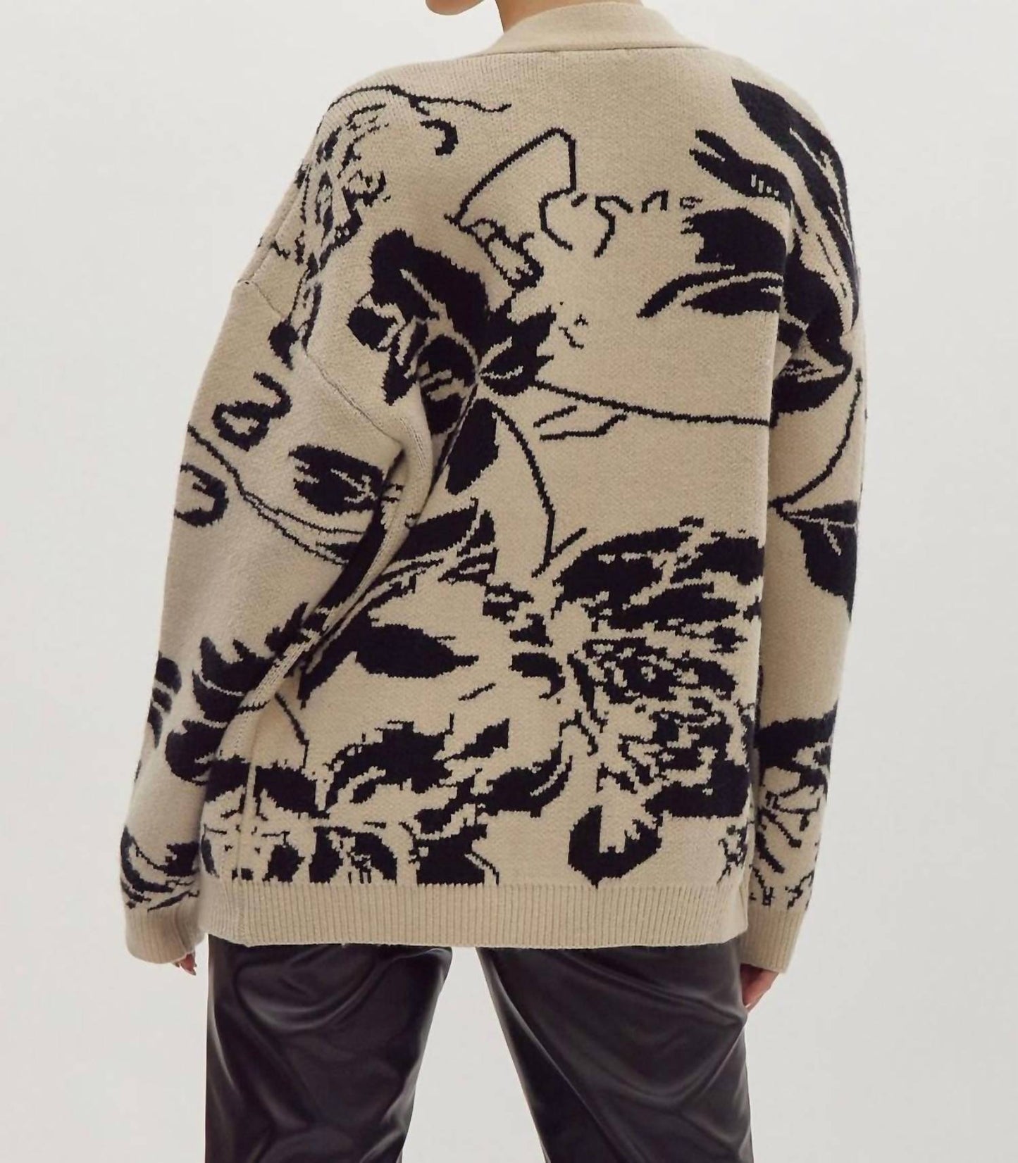 Entro - Trying Your Best Floral Cardigan