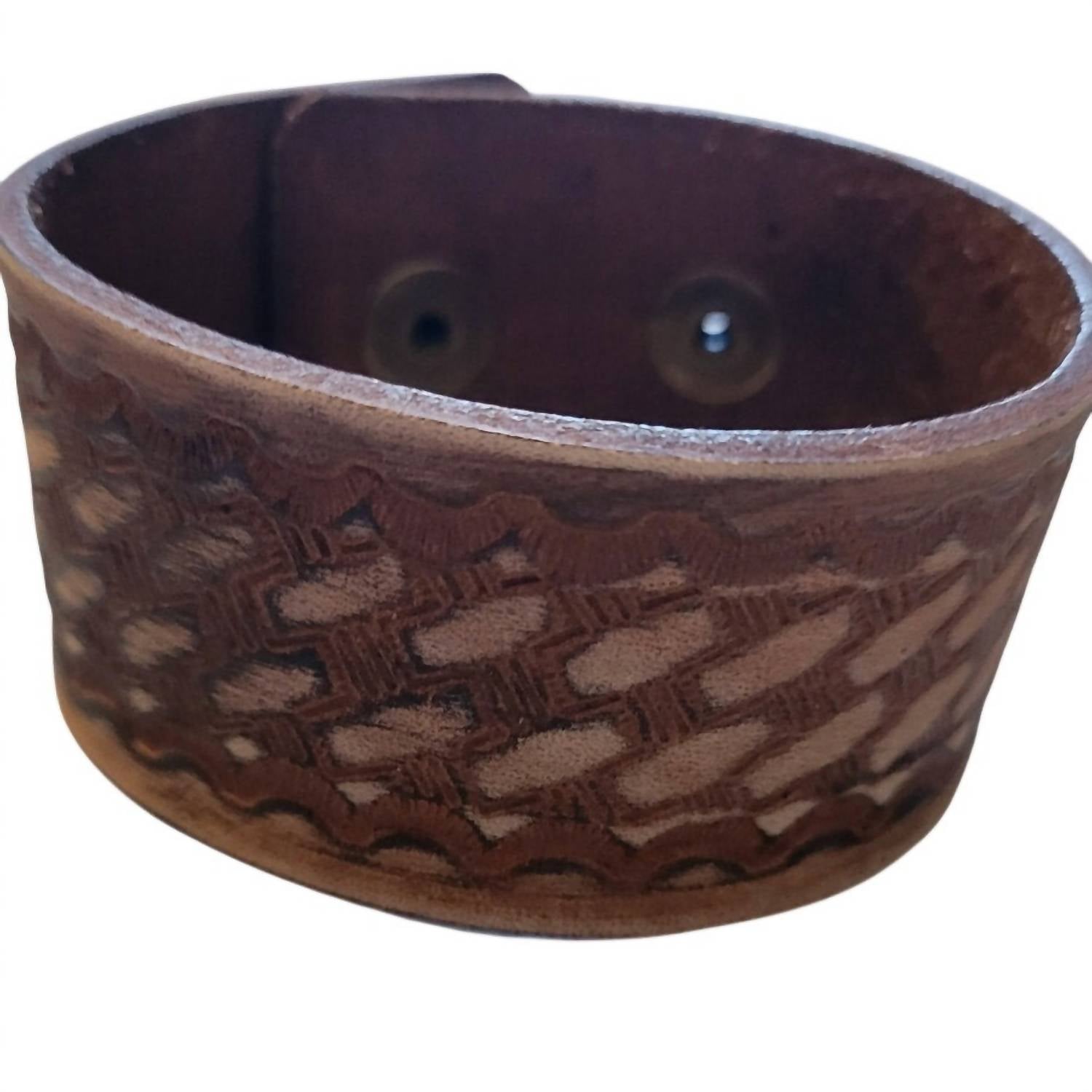A Rare Bird - Women's Hand Tooled Leather Bracelet