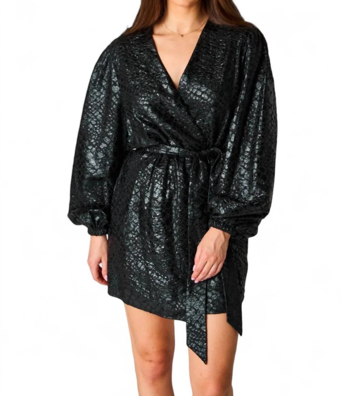 Buddylove - ADELINE SHORT WRAP DRESS