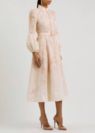 Zimmermann - Crush Buttoned Midi Dress