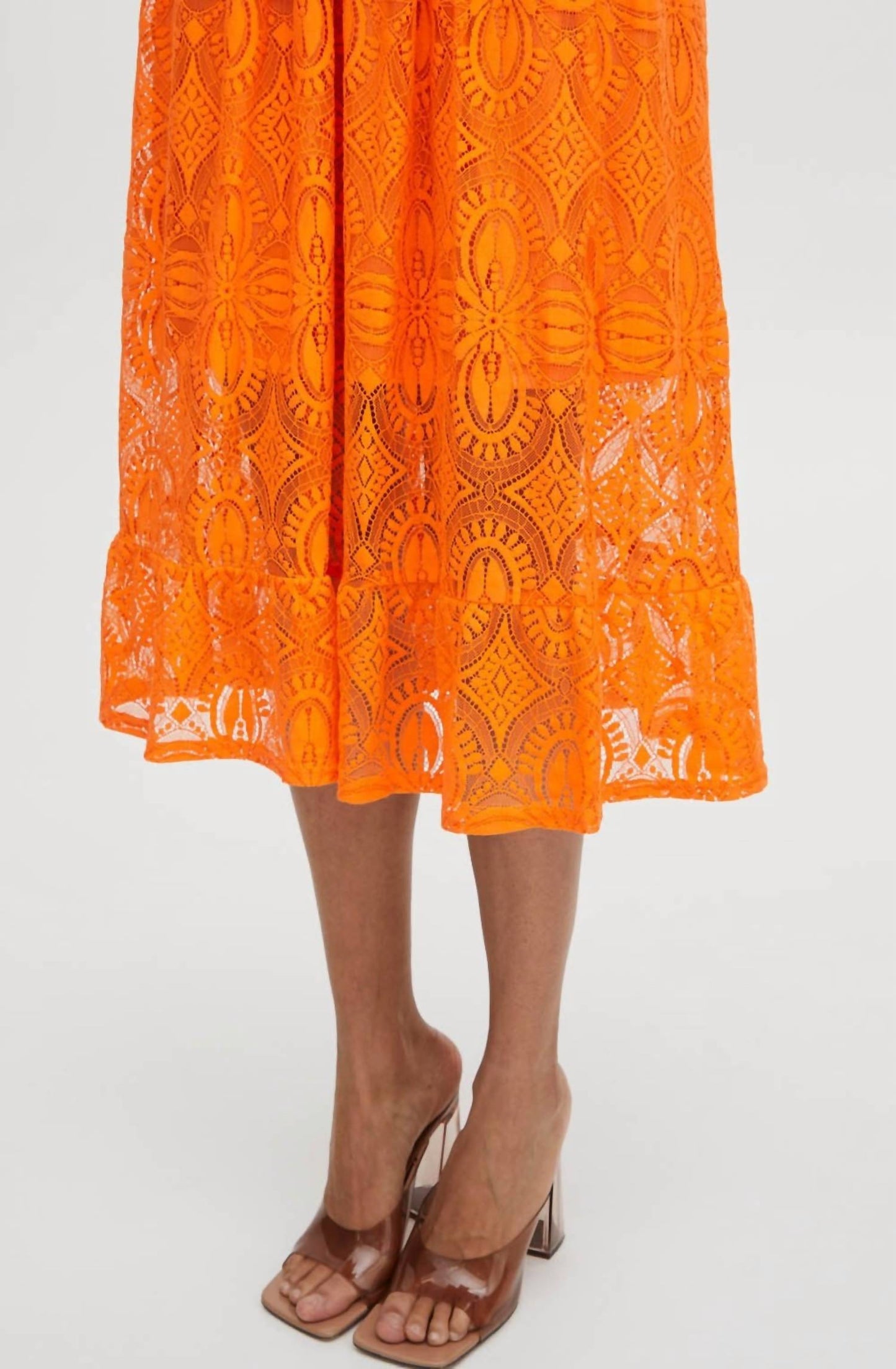 B.Young - Jali Lace Midi Dress