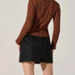 Astr - Ottilie Pointelle Crochet Collar Cardigan