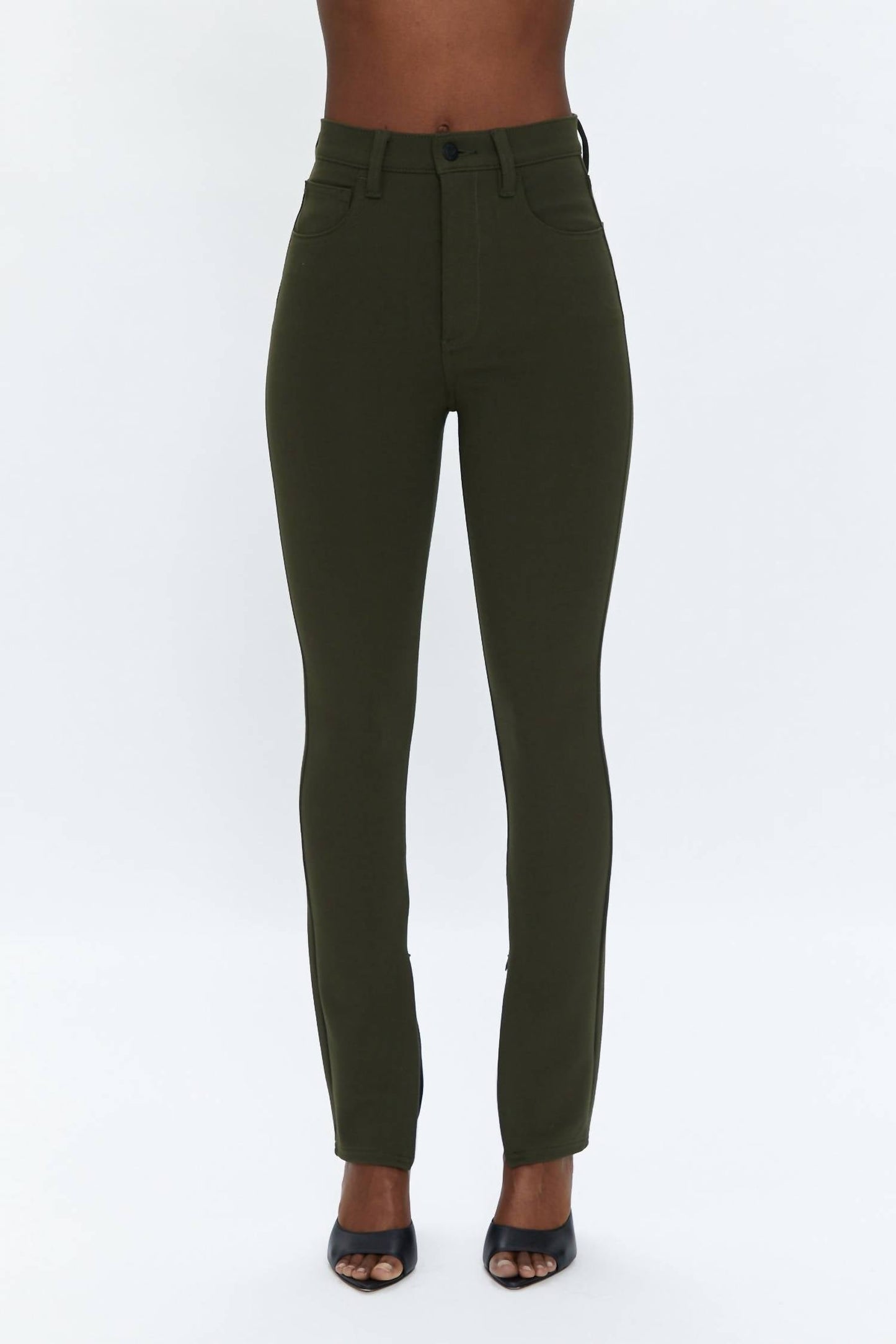 Pistola - Kendal High Rise Skinny Scuba Jeans With Zippers