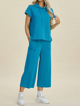 Trendsi - Full Size Drawstring Hoodie and Pants Set