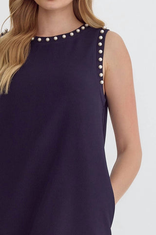 Entro - Sleeveless Mini Dress