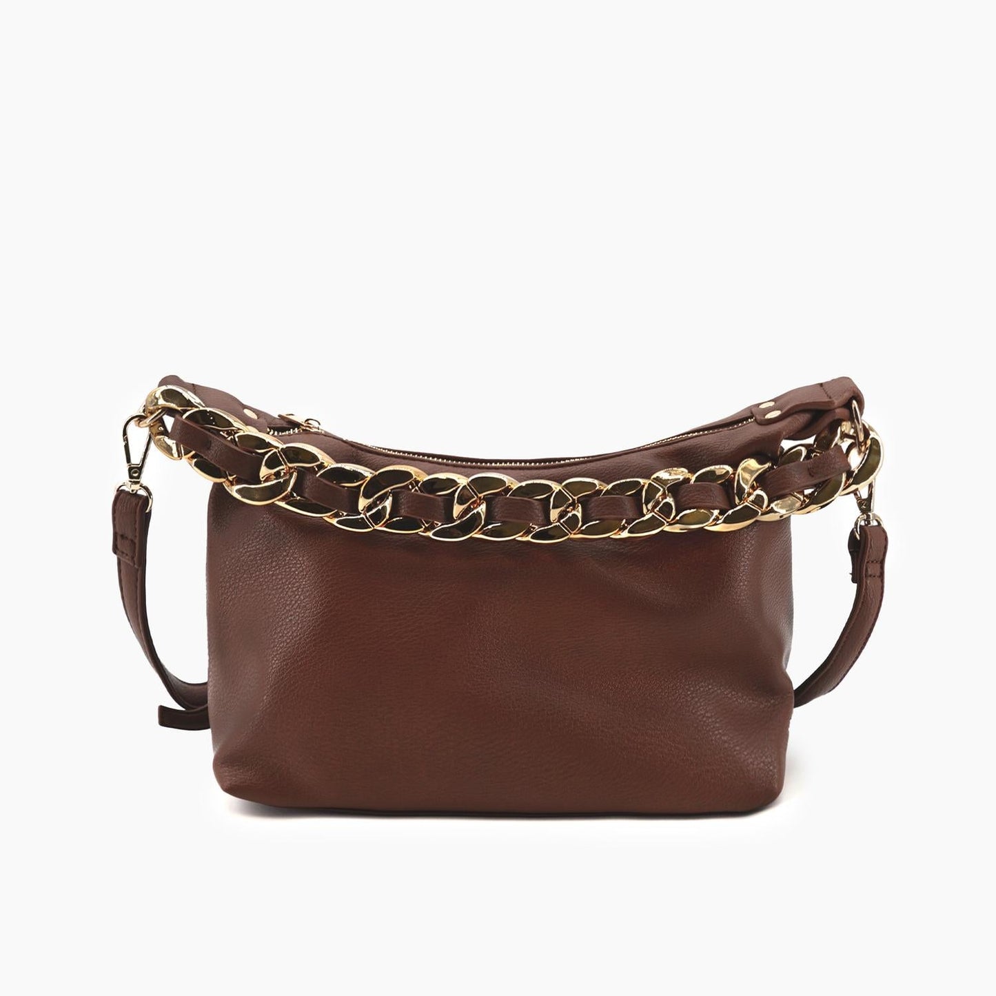 Like Dreams - Women's Penelope Braided Gold Chain Crossbody Bag