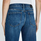 Pistola - Lexi Mid Rise Bowed Straight Jeans