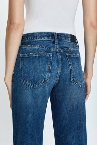 Pistola - Lexi Mid Rise Bowed Straight Jeans