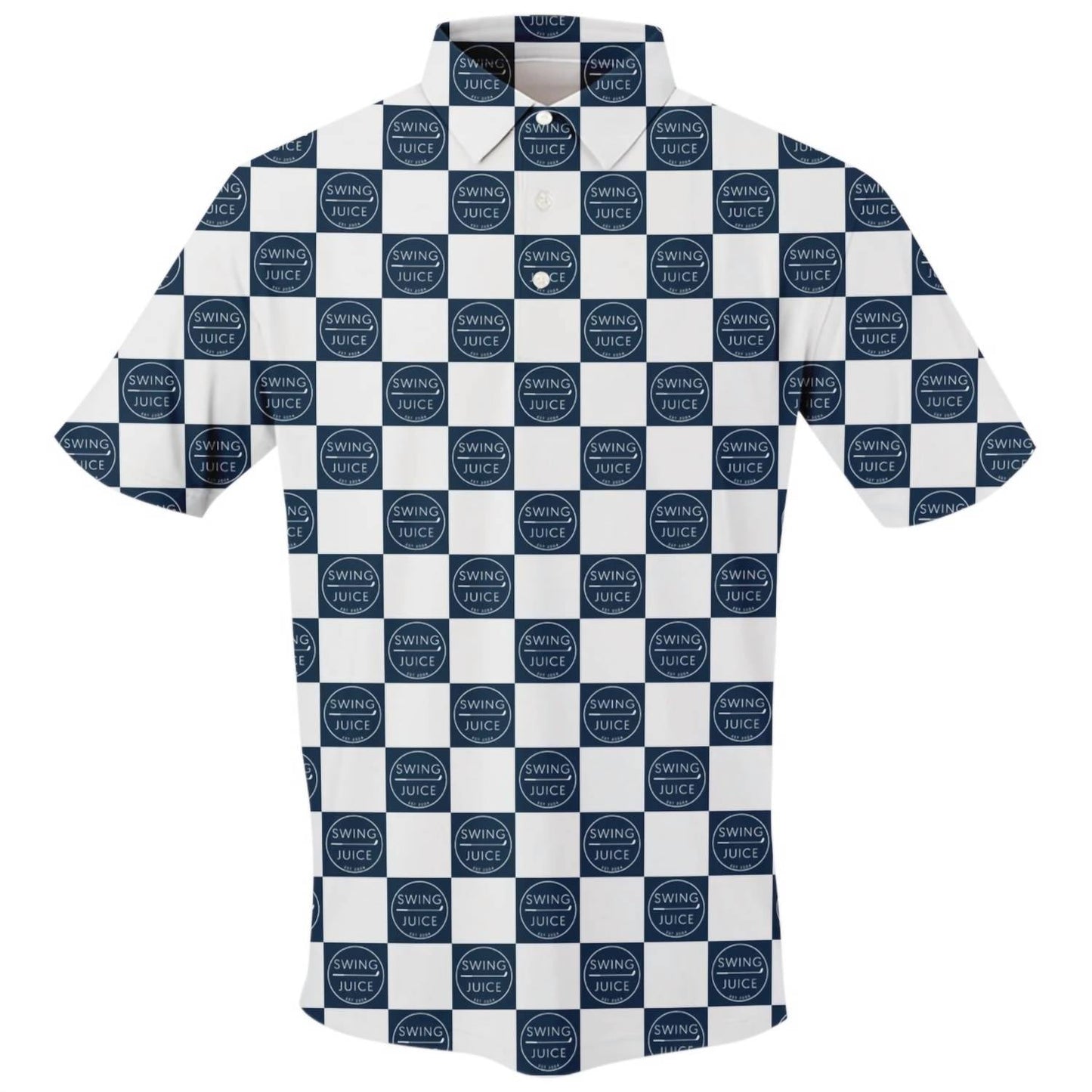 Swingjuice - Men's Golf Sj Checkerboard Polo Shirt