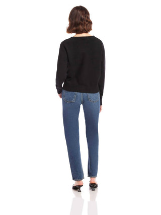 Fifteen Twenty - Bree Embellished Leaf Embroidery Cardigan