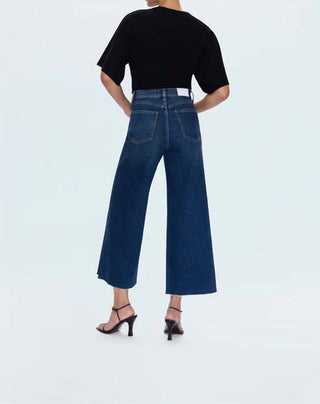Pistola - Women's Lana Crop High Rise Ultra Wide Leg Jean
