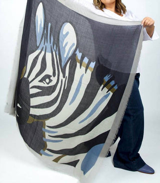 Echo - ZEBRA WOOL SCARF