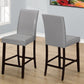 Counter Height Dining Chair Upholstered Look (Set of 2)