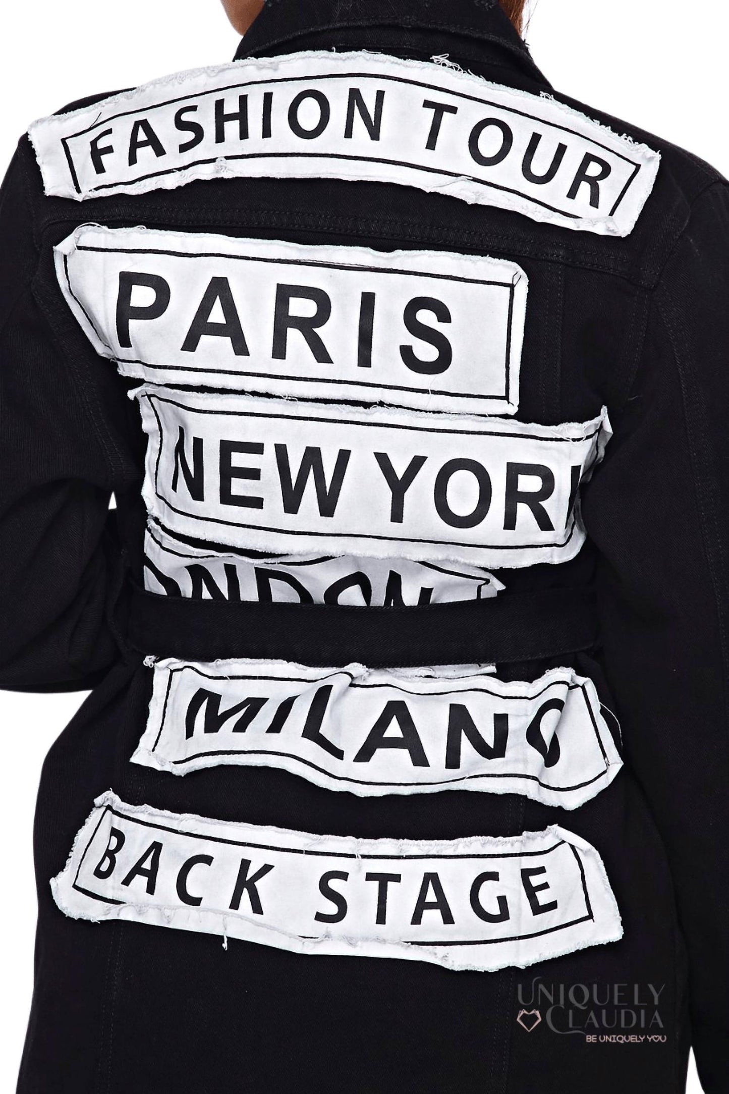 American Bazi - EDGY PLUS: Fashion Tour Denim Jacket