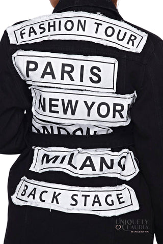 American Bazi - EDGY PLUS: Fashion Tour Denim Jacket