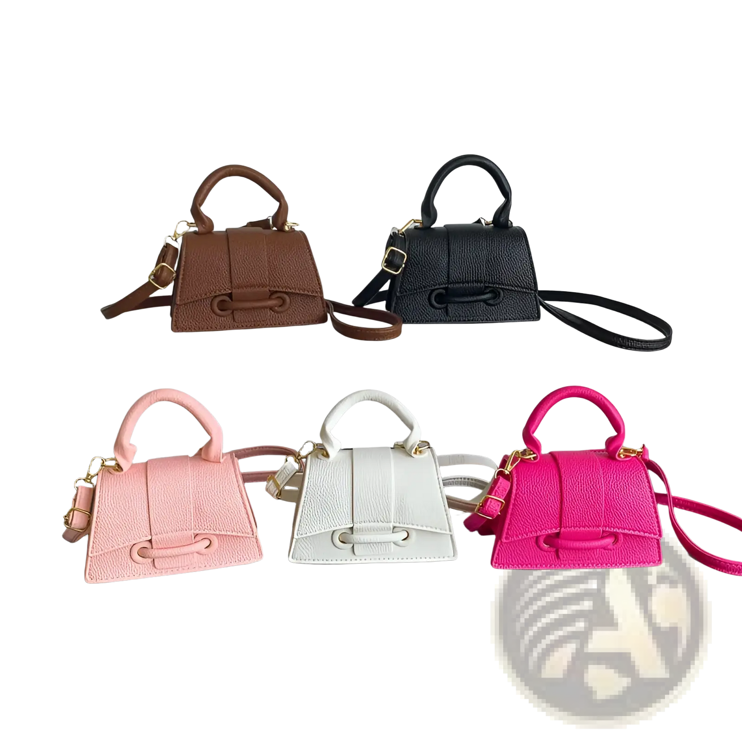 Chain Messenger Bag Mini Faux Leather Handbag