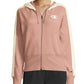 Champion Women's Plus Heritage Herringbone Accent Zip Hoodie Pink Size 1X