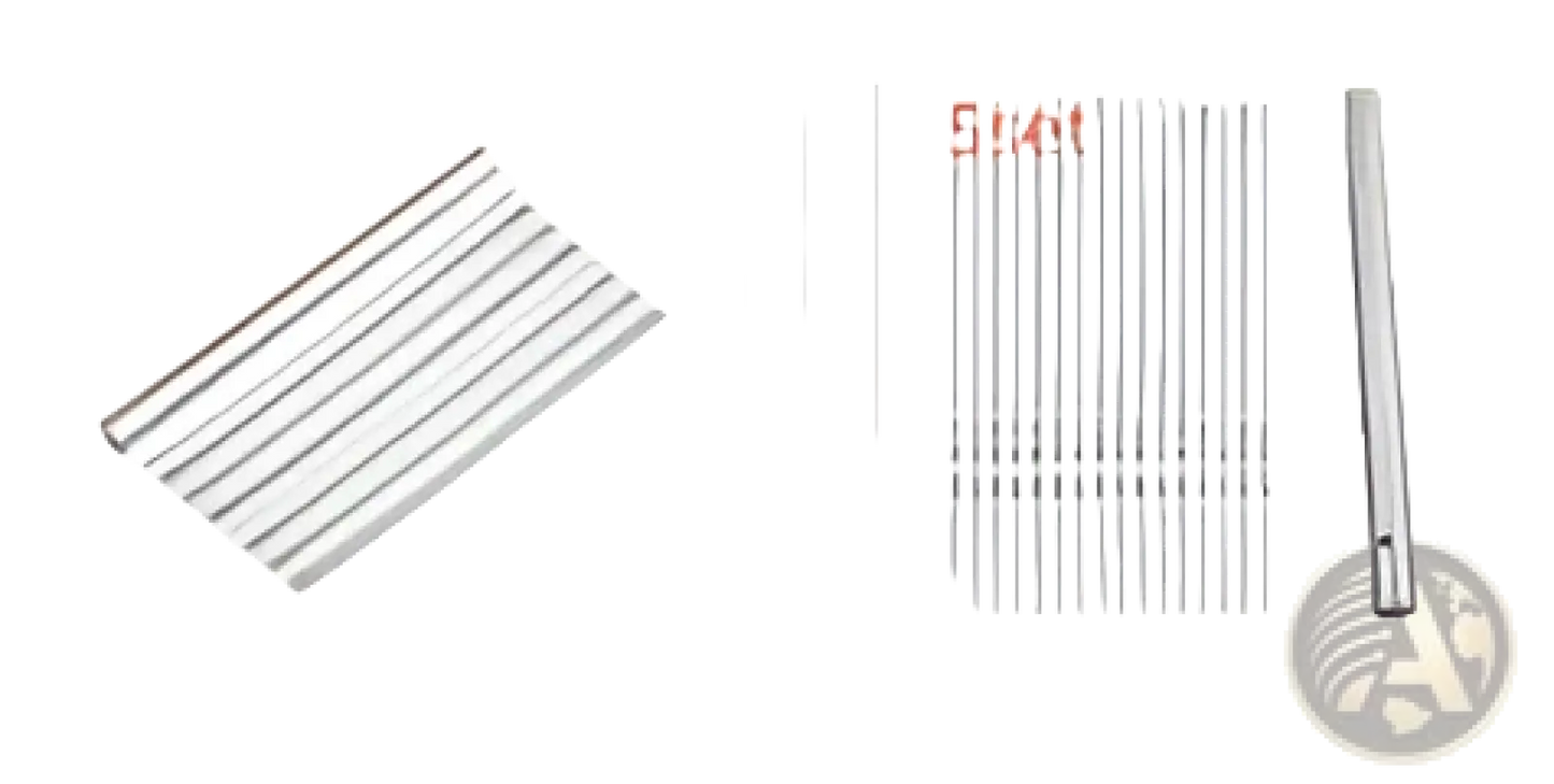Charcoal Grill with 30 Stainless Steel Skewers Set