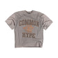 Common Hype Mascot Tee Washed Charcoal
