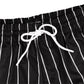 Common Hype Beacon Pinstripe Mesh Short Jet Black