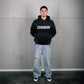 Common Hype Rhinestone Hoodie Vintage Black