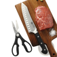 Chef Knife Set with Stainless Steel Kitchen Shears