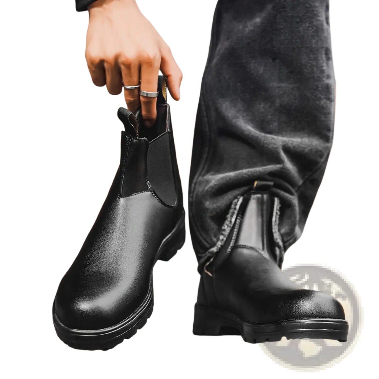 Chelsea Boots Unisex Vintage Leather Martin Boots