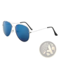 Classic Gold Rimmed Aviator Uv Protection Sunglasses