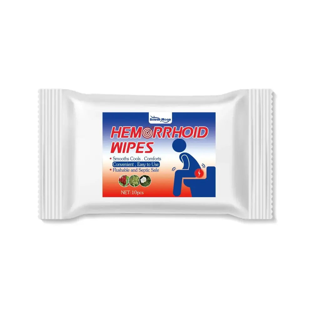 South Moon Antibacterial Hemorrhoid Relief Wipes 20 Count