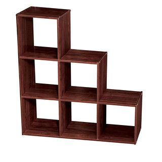 ClosetMaid 3 Tier Wooden Cubeical Organizer for Added House Storage, Dark Cherry