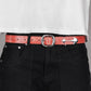 Commons Studios Starslinger Leather Belt Inferno