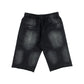 Commons Pearled Star Sweatshort Vintage Black