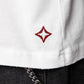 Commons Blank Star Embroidered Tee White