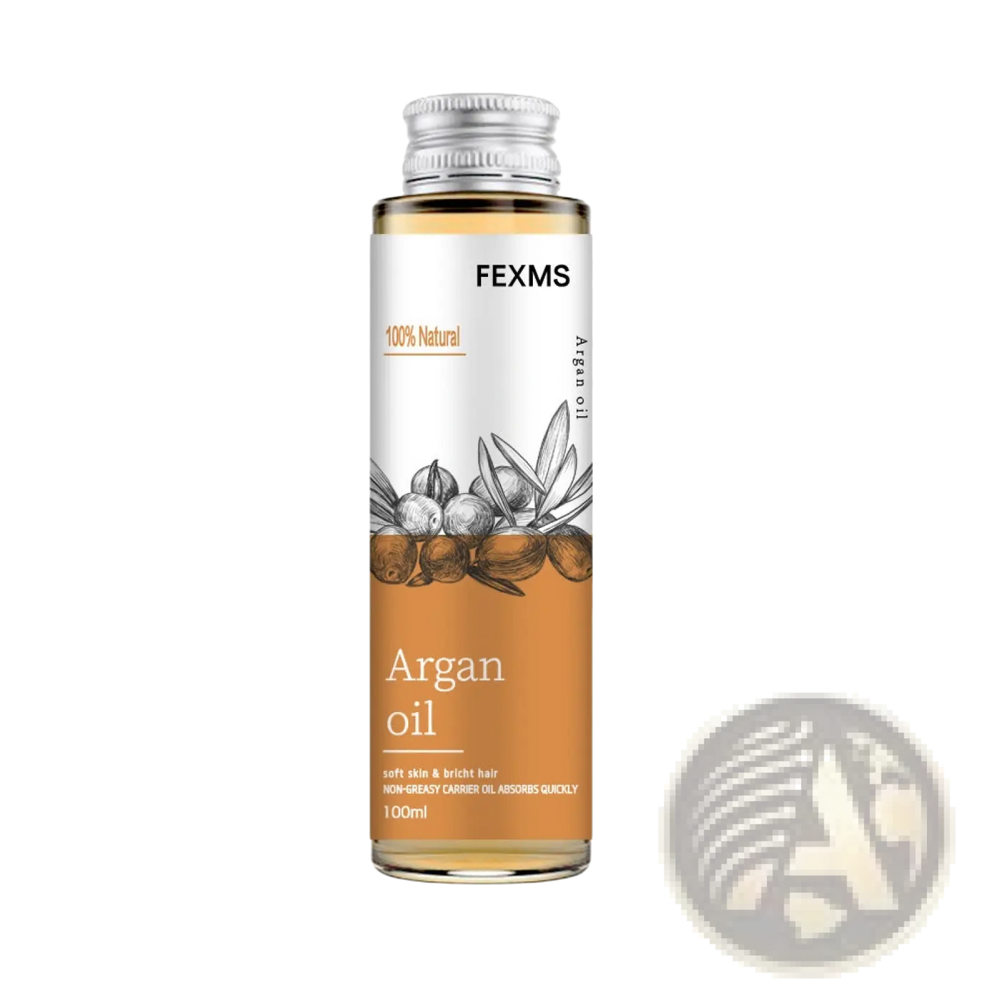 Coconut Essential Oil 100ml Skin Massage Glass Bottle