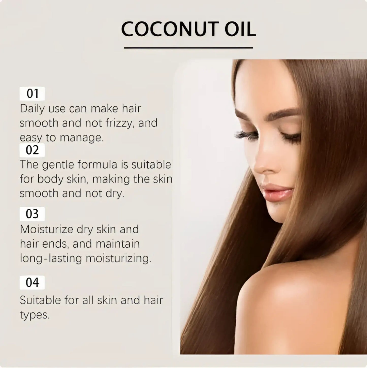 Coconut Oil Hair Treatment for Repair and Smoothing