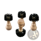 Coffee Machine Cleaning Brush Set 4 Piece Wood Handle
