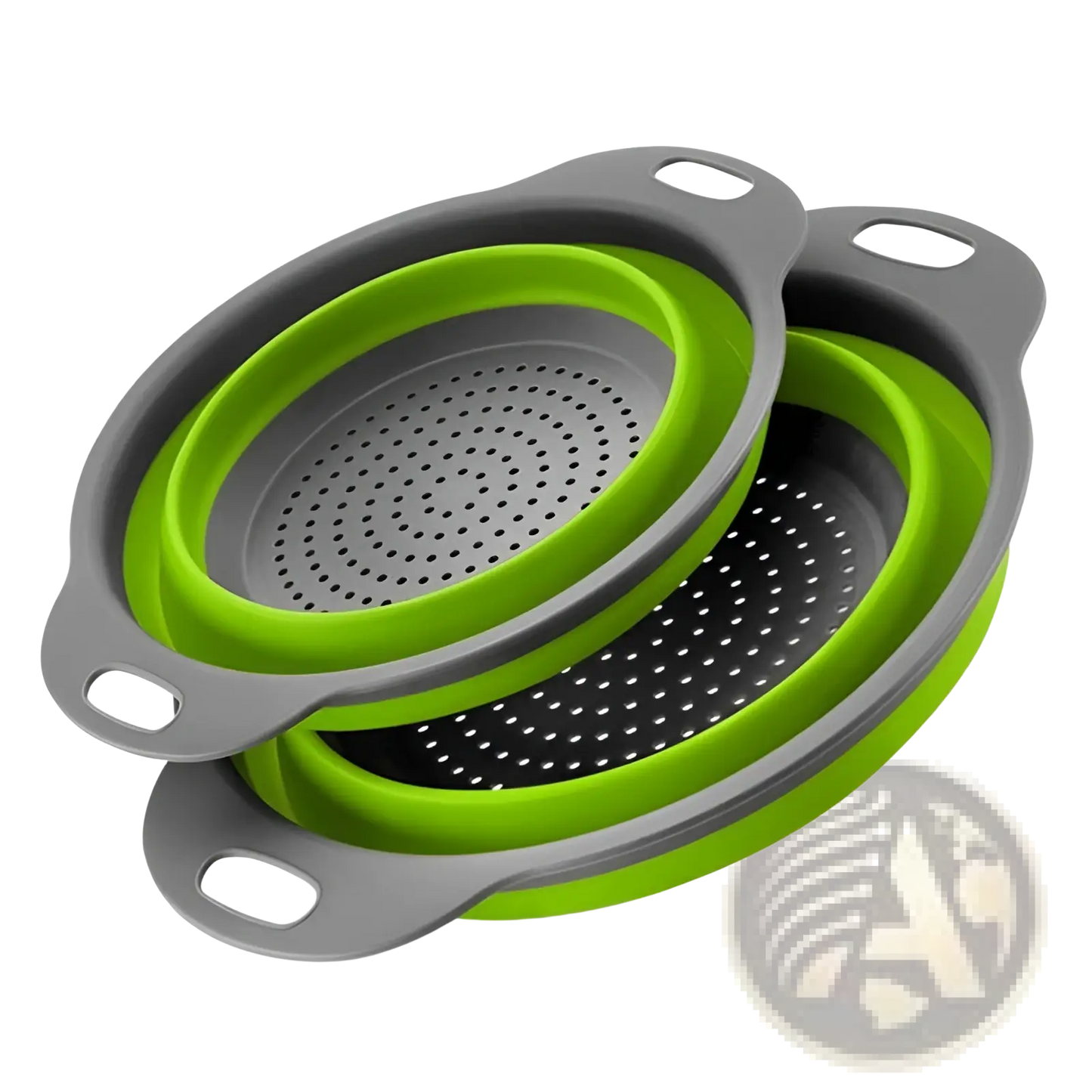 Collapsible Silicone Colander Set Drain Basket